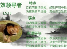 高效领导者ESTJ，目标明确行动疾，规则严明守秩序